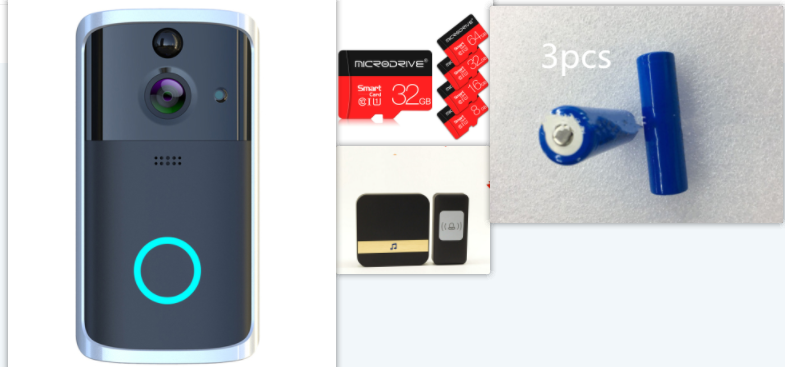 Smart WiFi Video Doorbell – HD Security Camera with Motion Detection