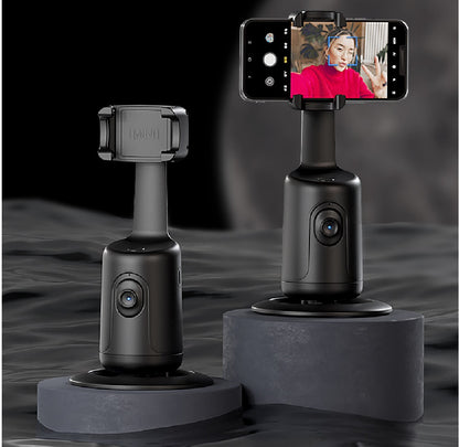 Smart 360° Auto Face Tracking Gimbal – Video Stabilizer & Phone Holder for Vlog & Live