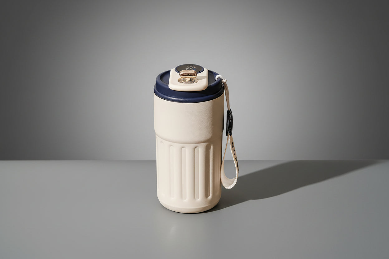 450ML Stainless Steel Thermos Bottle Smart Display Temperature Coffee Cup Portable Vacuum Mug Keep Cold and Heat Vacuum Flask