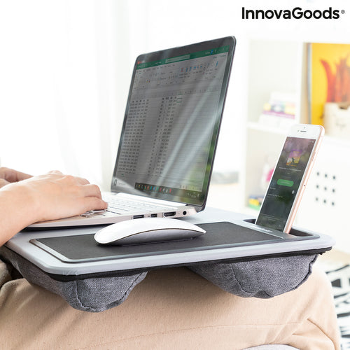 Portable Laptop Desk with XL Cushion – Innovagoods Comfort Lap Desk