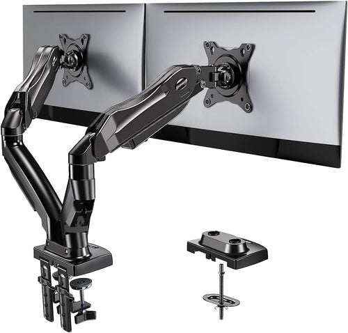 Dual Monitor Stand – Fully Adjustable Swivel VESA Desk Mount
