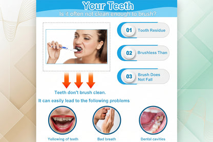 Wireless Silicone Electric Toothbrush 360 Degrees Automatic Ultrasonic U Shaped Travel Home Use Teeth Brush