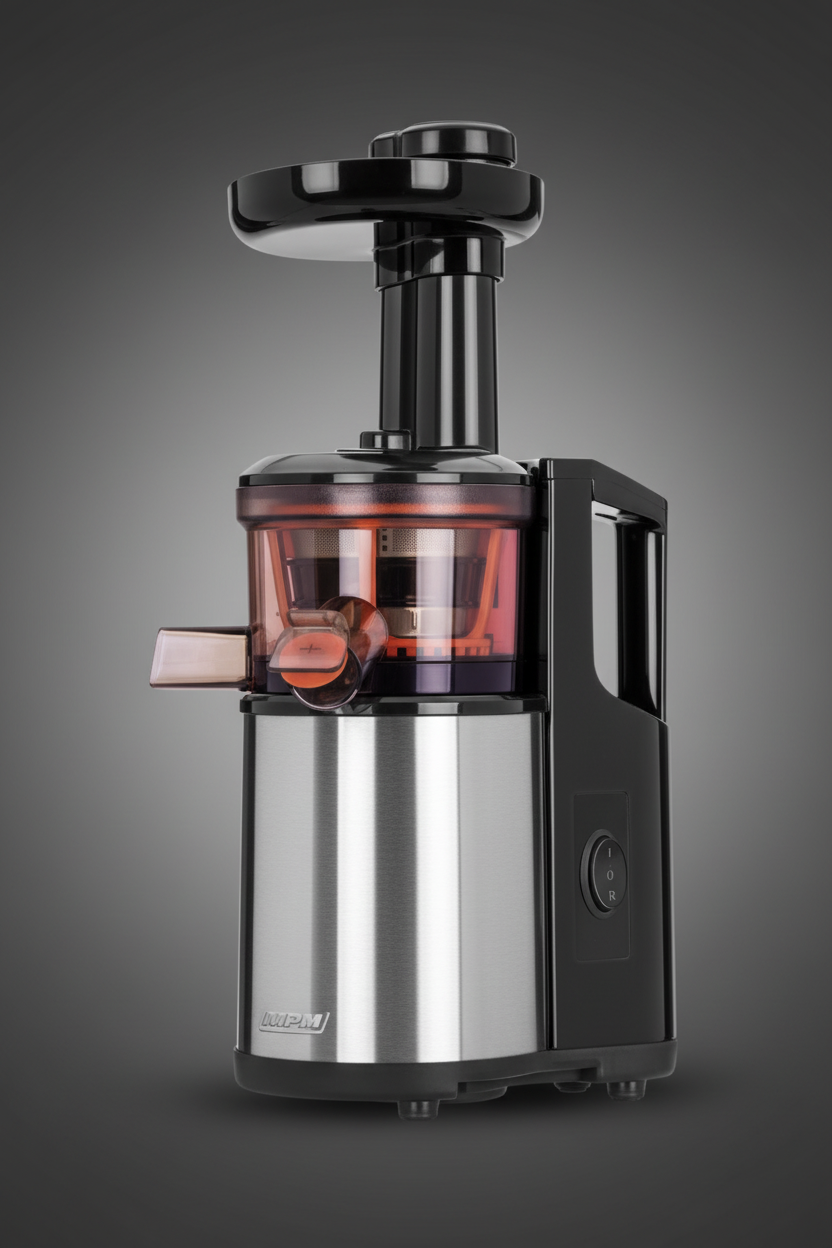 MPM MSO-12M Slow Juicer 120W – Stainless Steel, Reverse Function