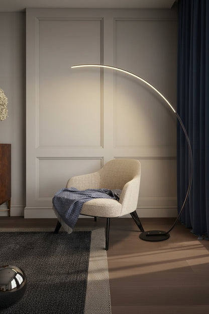 GlowCurve™ RGBW Modern Floor Lamp – Smart LED Ambient Lighting