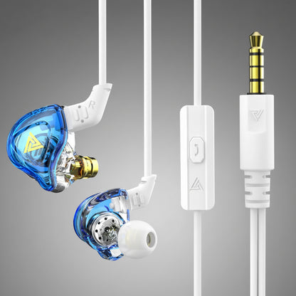 Original QKZ AK6 Copper Driver Hifi Wired Earphone Race Sport Headphone Bass Stereo Headset Music Earbuds 3.5MM in Ear with Mic