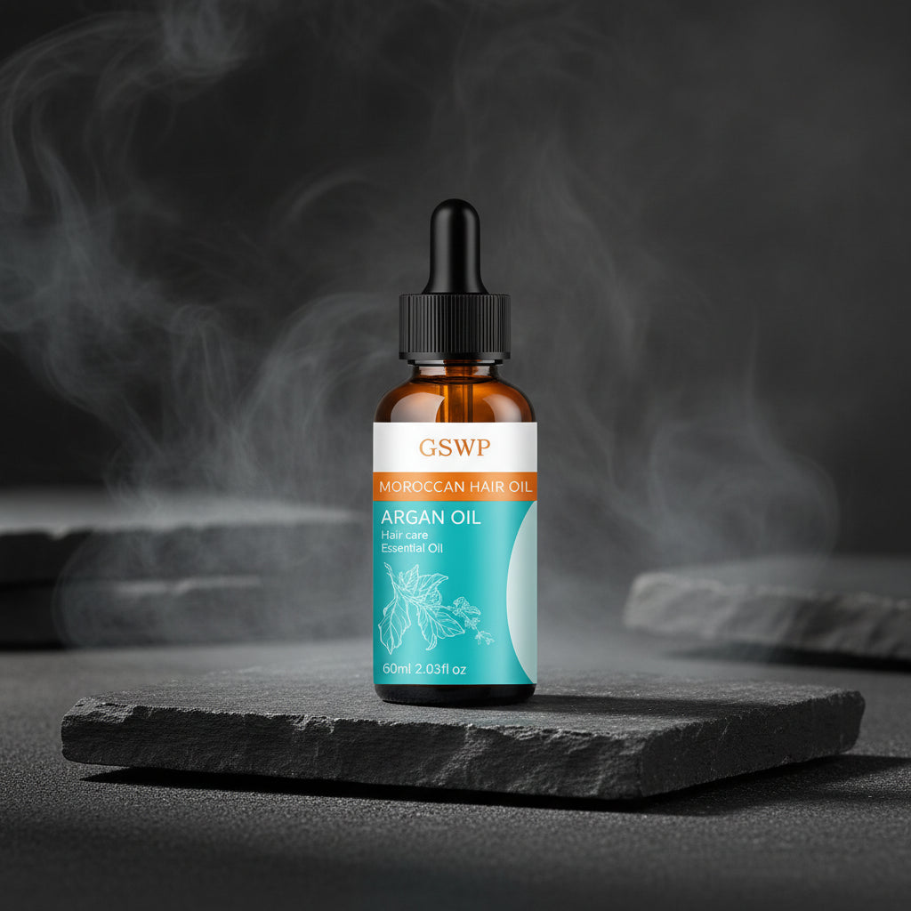 GSWP Argan Oil Hair Care Essential Oil 60ml / 120ml – Ulei de Argan pentru Păr | Hidratare Profundă, Anti-Frizz & Reparare Vârfuri | CPNP