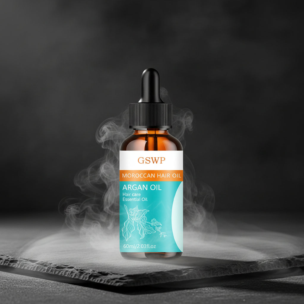 GSWP Argan Oil Hair Care Essential Oil 60ml / 120ml – Ulei de Argan pentru Păr | Hidratare Profundă, Anti-Frizz & Reparare Vârfuri | CPNP