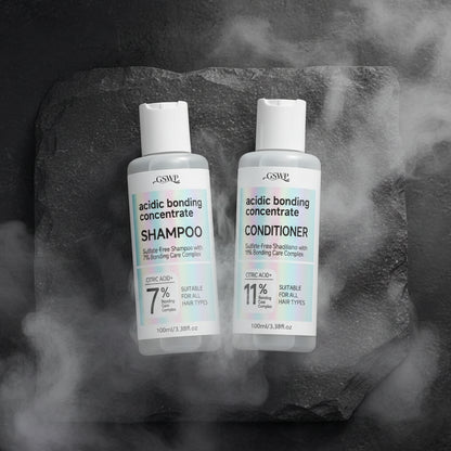 GSWP Set Șampon & Balsam 200ml – Curățare Blândă, Hidratare Profundă | Toate Tipurile de Păr