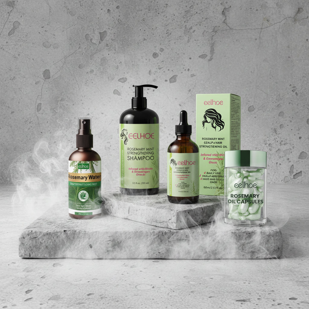 eelhoe Ulei Scalp cu Rozmarin 60ml + Pensula – Creștere Păr, Anti-Cădere & Întărire Rădăcini