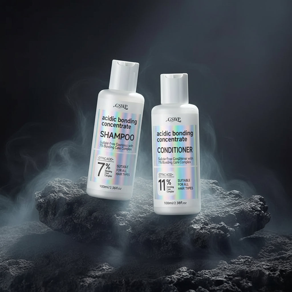 GSWP Set Șampon & Balsam 200ml – Curățare Blândă, Hidratare Profundă | Toate Tipurile de Păr