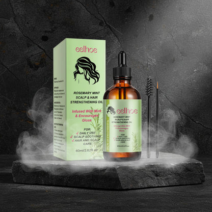 eelhoe Ulei Scalp cu Rozmarin 60ml + Pensula – Creștere Păr, Anti-Cădere & Întărire Rădăcini