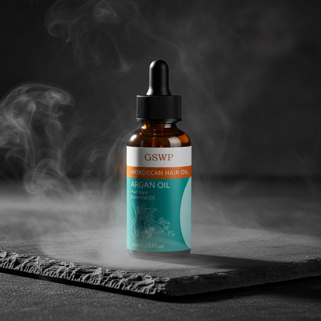 GSWP Argan Oil Hair Care Essential Oil 60ml / 120ml – Ulei de Argan pentru Păr | Hidratare Profundă, Anti-Frizz & Reparare Vârfuri | CPNP