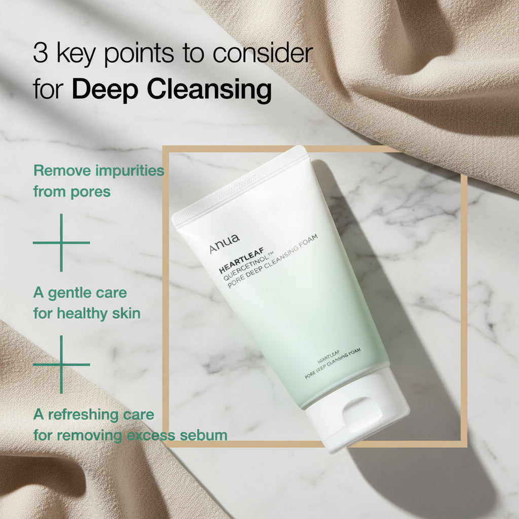 Anua Heartleaf Quercetinol Deep Cleansing Foam – 150ml