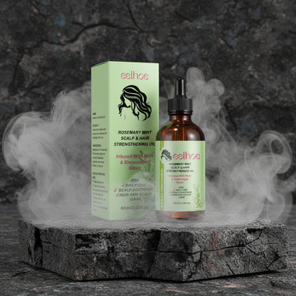 eelhoe Ulei Scalp cu Rozmarin 60ml + Pensula – Creștere Păr, Anti-Cădere & Întărire Rădăcini