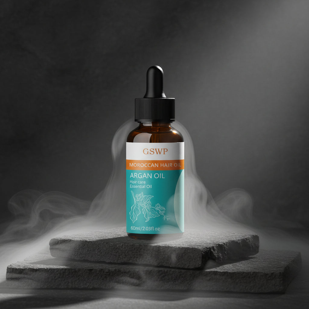 GSWP Argan Oil Hair Care Essential Oil 60ml / 120ml – Ulei de Argan pentru Păr | Hidratare Profundă, Anti-Frizz & Reparare Vârfuri | CPNP