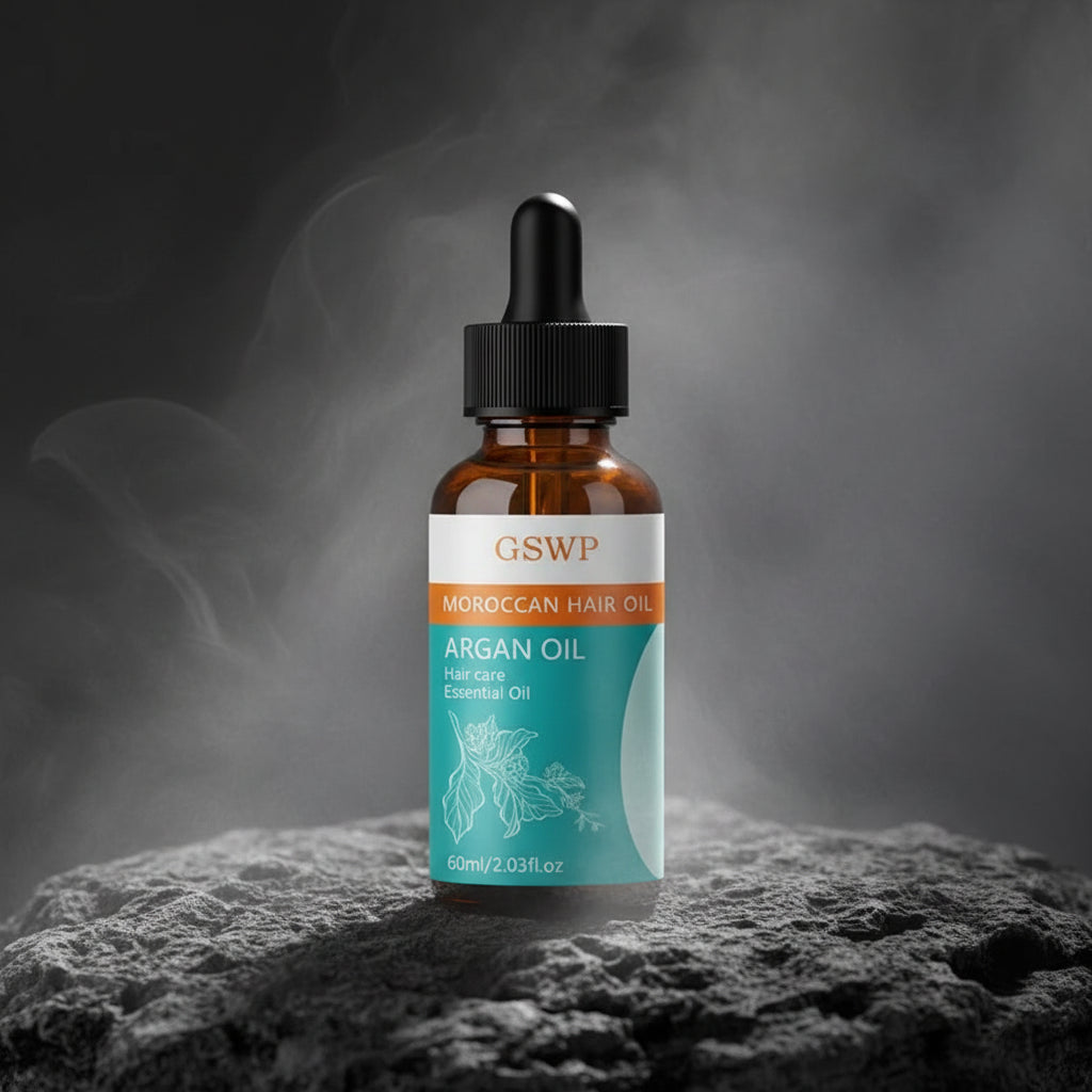 GSWP Argan Oil Hair Care Essential Oil 60ml / 120ml – Ulei de Argan pentru Păr | Hidratare Profundă, Anti-Frizz & Reparare Vârfuri | CPNP