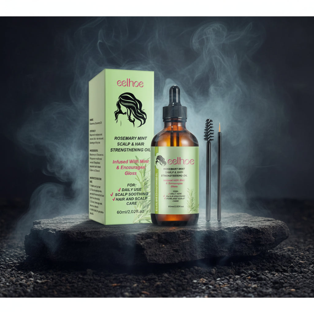 eelhoe Ulei Scalp cu Rozmarin 60ml + Pensula – Creștere Păr, Anti-Cădere & Întărire Rădăcini