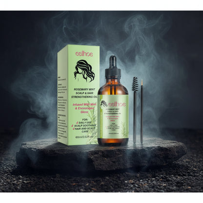 eelhoe Ulei Scalp cu Rozmarin 60ml + Pensula – Creștere Păr, Anti-Cădere & Întărire Rădăcini