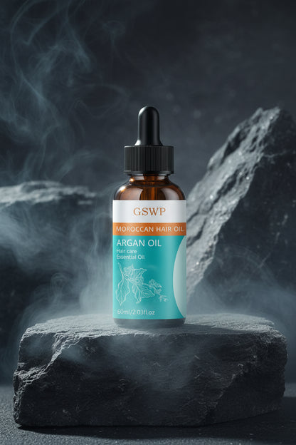 GSWP Argan Oil Hair Care Essential Oil 60ml / 120ml – Ulei de Argan pentru Păr | Hidratare Profundă, Anti-Frizz & Reparare Vârfuri | CPNP