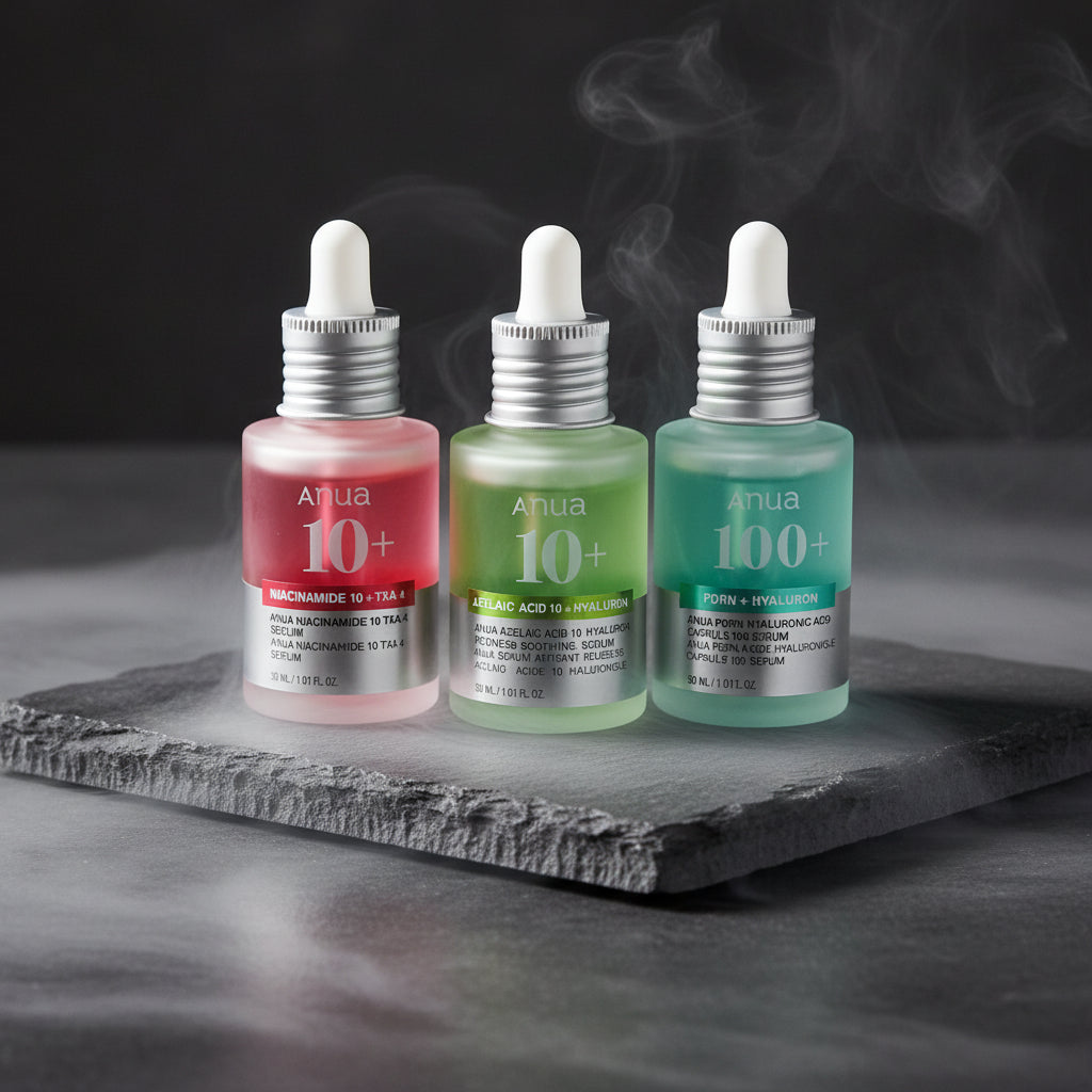 Anua Esenta Faciala Acid Azelaic Niacinamida TXA4 PDRN Acid Hialuronic 30ml Skincare Coreean