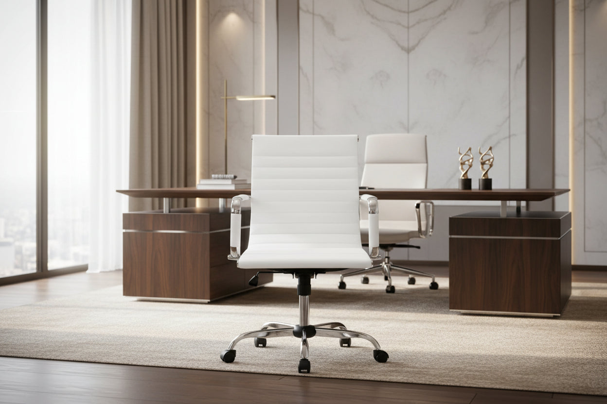 Artiss White Gaming Office Chair – Ergonomic Computer Desk Chair