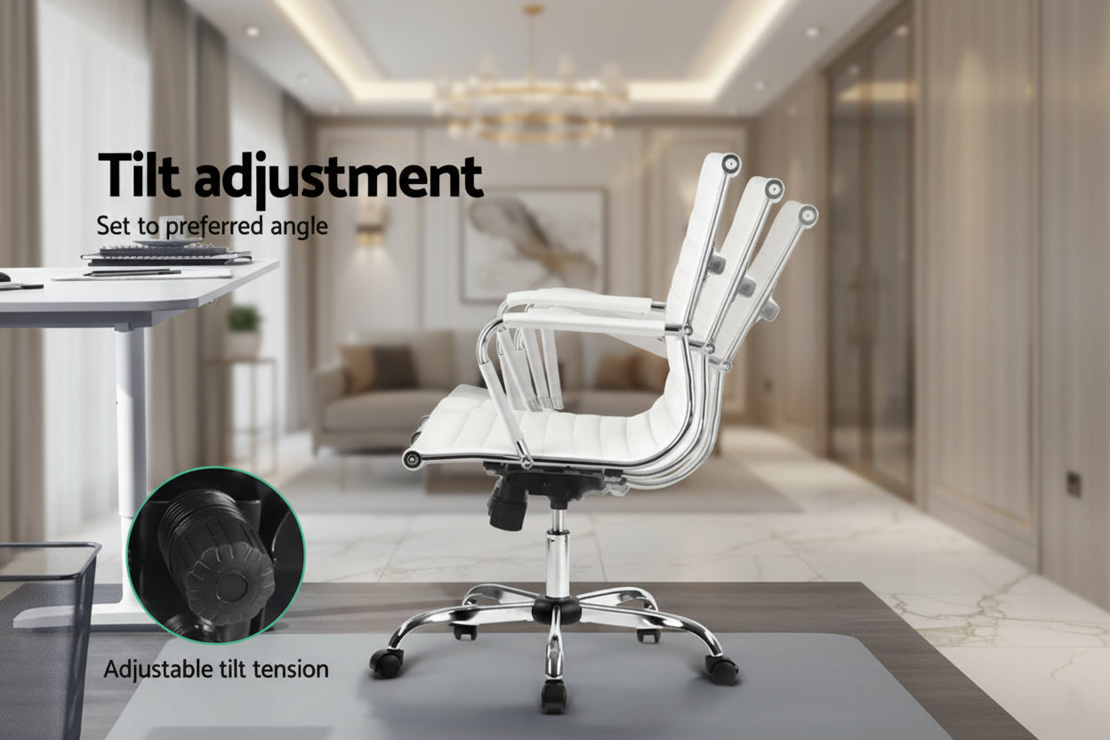 Artiss White Gaming Office Chair – Ergonomic Computer Desk Chair