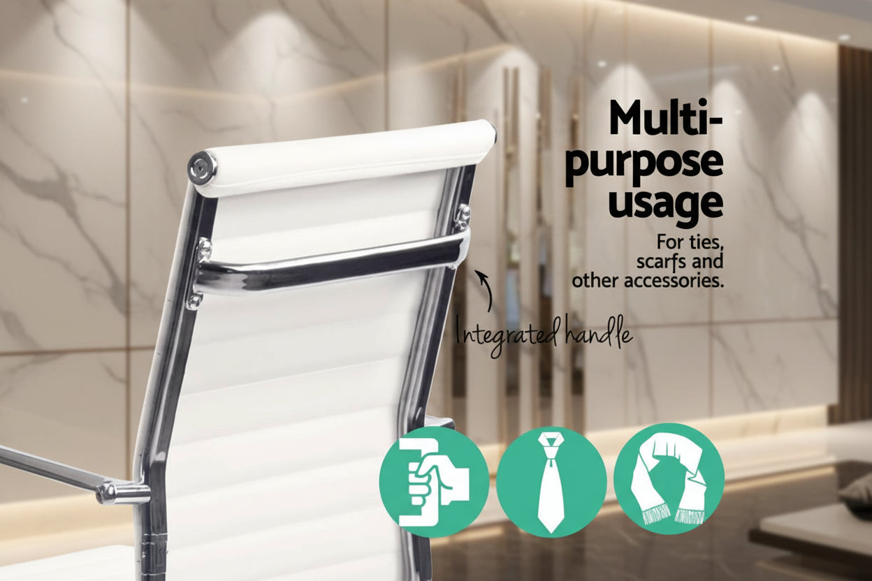 Artiss White Gaming Office Chair – Ergonomic Computer Desk Chair