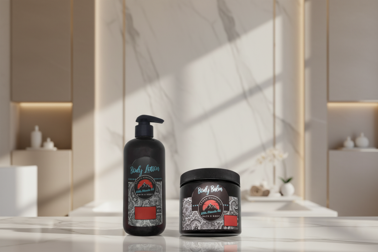 Cedar Mountain Lily & Peach Marula Oil Body Lotion – Nourishing & Fragrant