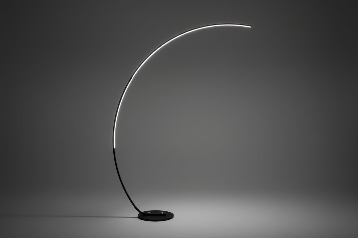 GlowCurve™ RGBW Modern Floor Lamp – Smart LED Ambient Lighting
