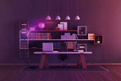 GlowCurve™ RGBW Modern Floor Lamp – Smart LED Ambient Lighting