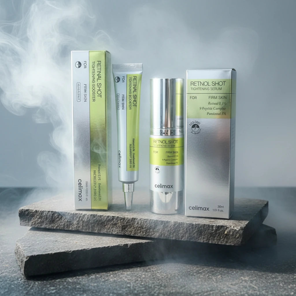 Celimax Vita A Retinol Esenta Hidratanta Exfolianta 30ml Crema Contur Ochi 15ml Skincare Coreean