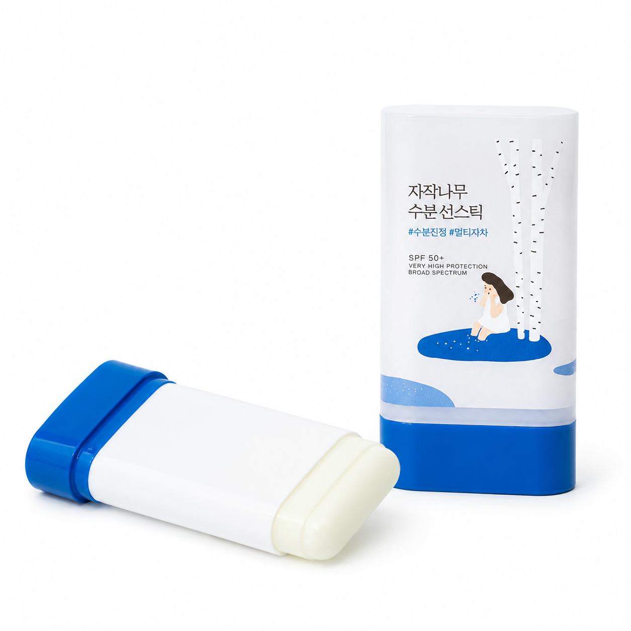 Round Lab Birch Juice Moisturizing Sun Stick 19g SPF50+ PA++++ – Stick Solar Hidratant cu Sevă de Mesteacăn