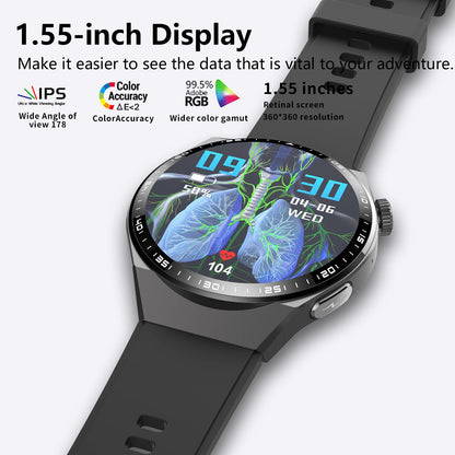 2025 Smartwatch with ECG & PPG – Health Monitoring Fitness Watch