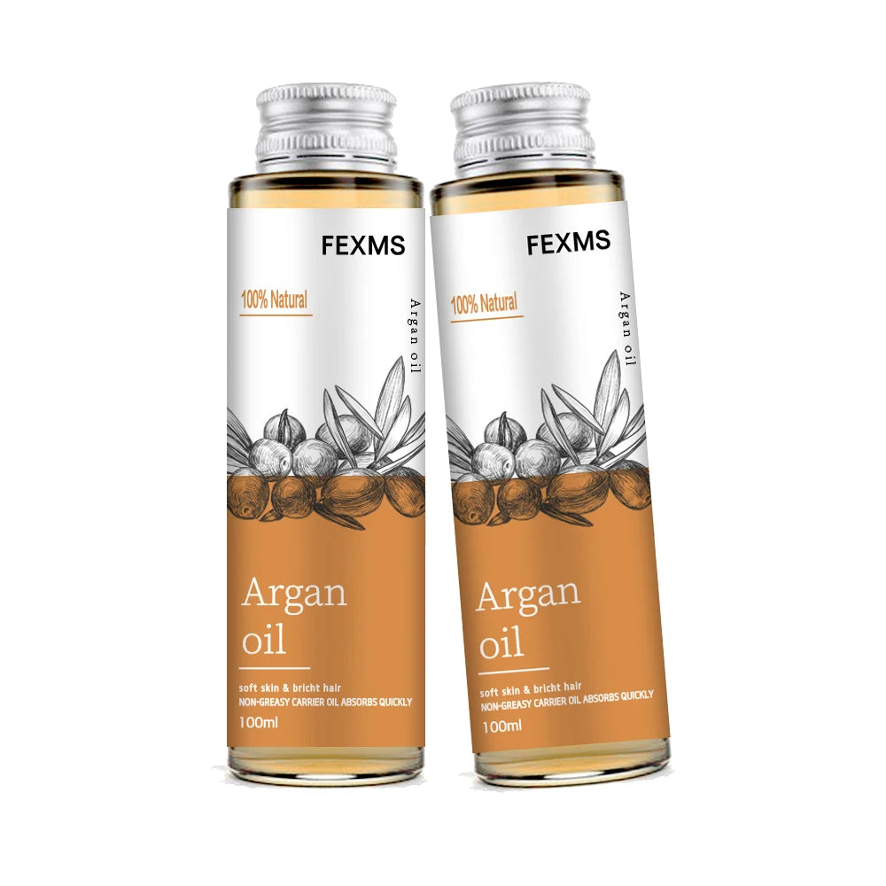 Ulei de Argan Organic 100% Pur, Presat la Rece – Ten, Păr, Corp & Unghii | 100ml