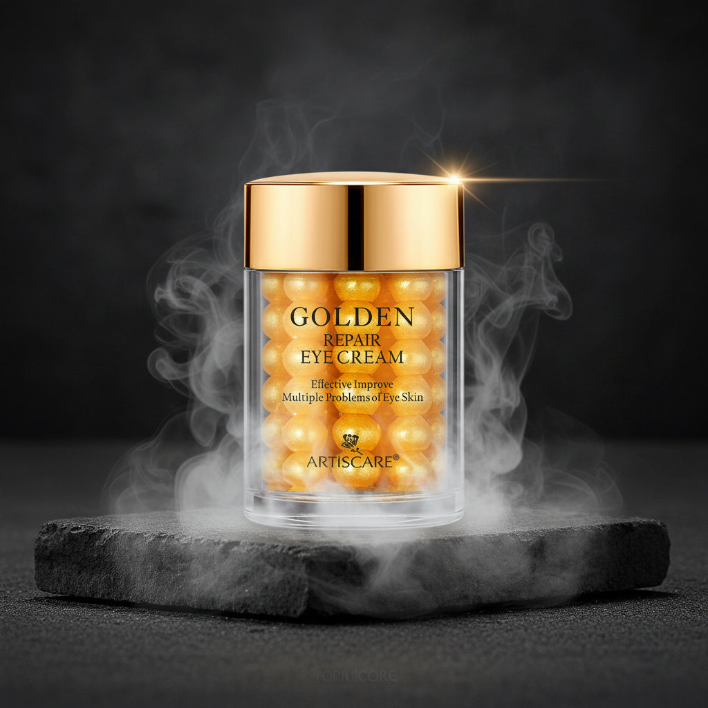 ARTISCARE 24K Gold Serum Set 3pcs – Esență Față + Cremă Ochi + Ser Ochi Roller | Niacinamidă & Peptide | CPNP