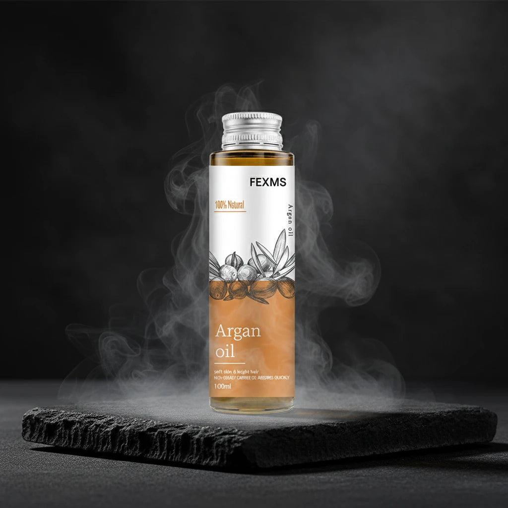 Ulei de Argan Organic 100% Pur, Presat la Rece – Ten, Păr, Corp & Unghii | 100ml