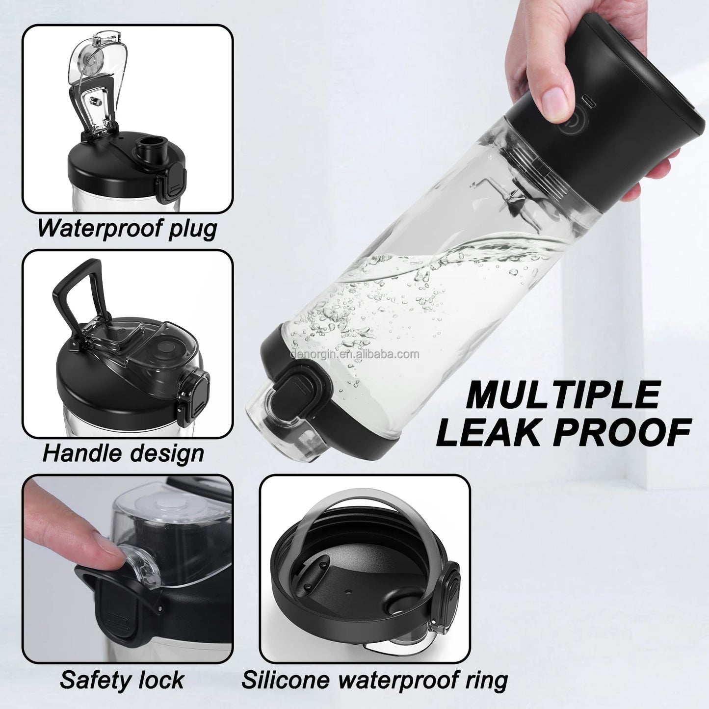 Portable Smoothie Blender – Mini Personal USB Rechargeable Blender