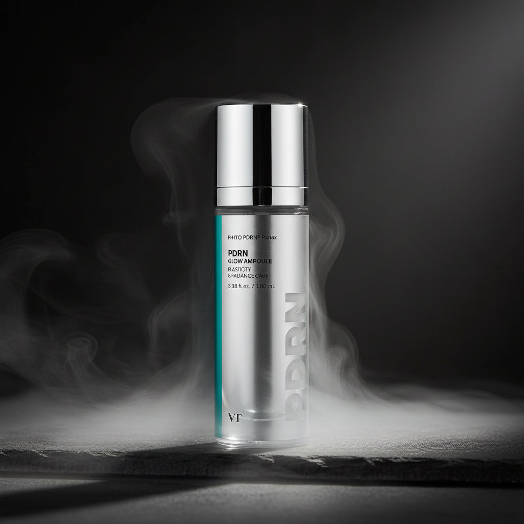 VT PDRN Ultrasonic Glow Ampoule 100ml Moisturizing Elasticity Radiance Korean Skin Revitalizer for All Dry Skin