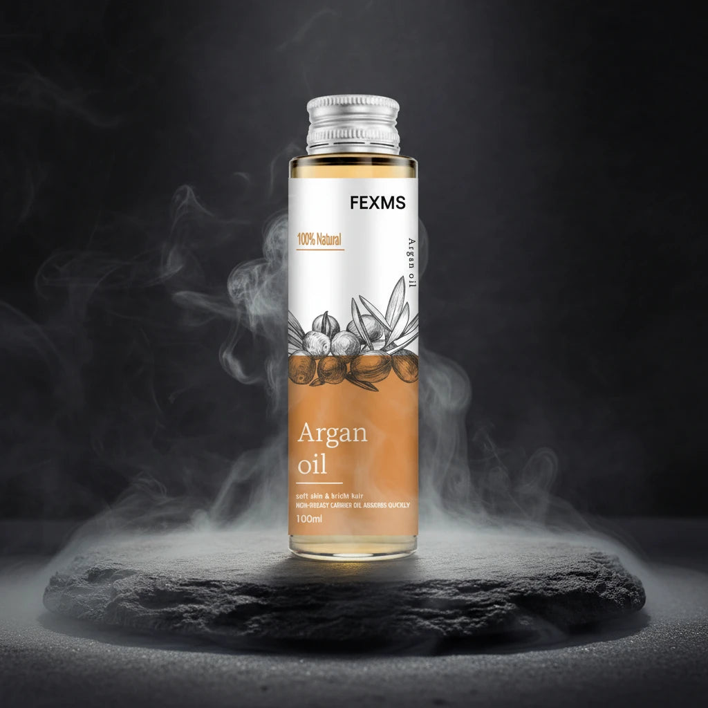 Ulei de Argan Organic 100% Pur, Presat la Rece – Ten, Păr, Corp & Unghii | 100ml