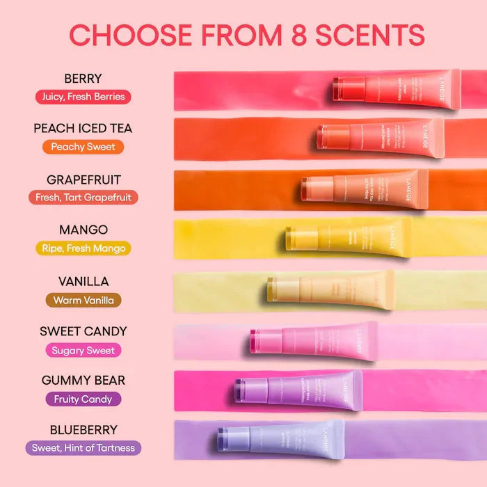 Laneige Lip Sleeping Mask – Hydrating Lip Balm, 8 Flavors
