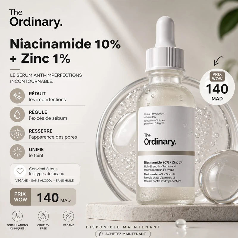 The Ordinary Niacinamide 10% + Zinc 1%