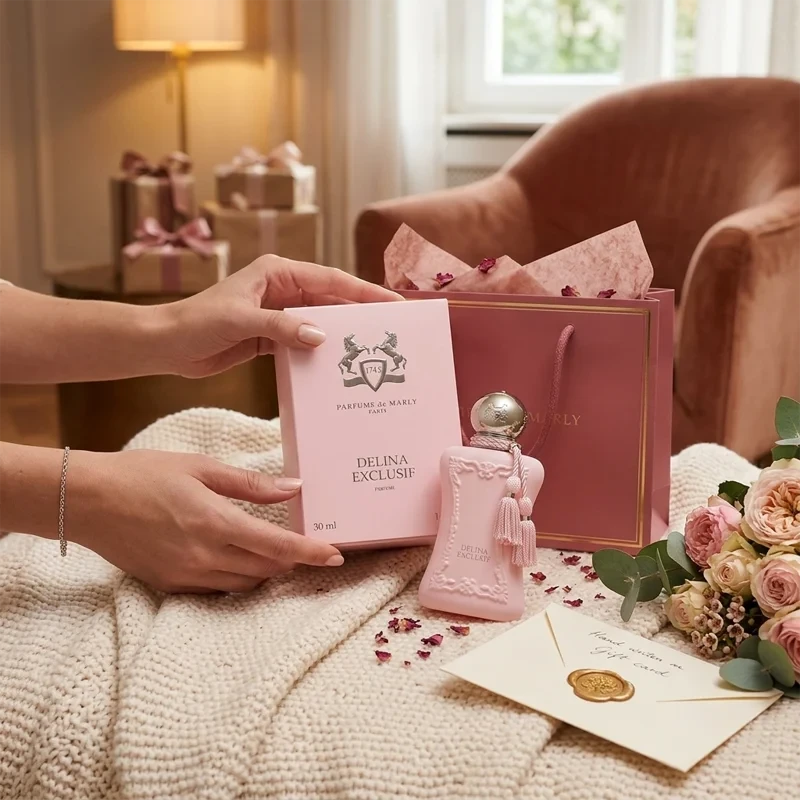 Delina EDP – Parfum Floral Feminin cu Trandafir de Damasc & Vanilie | 30ml
