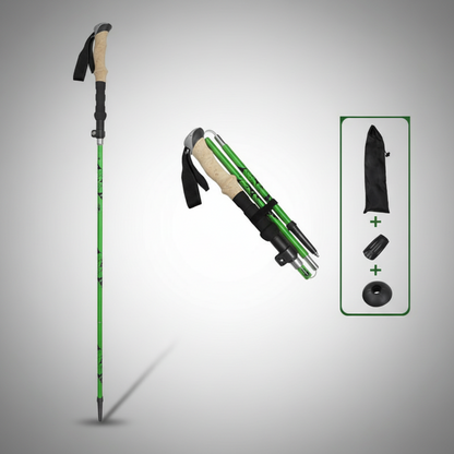 Adjustable Walking Stick Trekking Aluminum alloy Climbing Stick