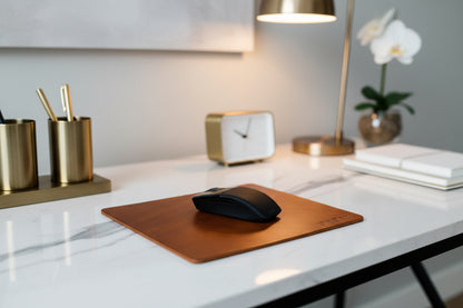 Premium Leather Mouse Pad – Smooth Desk Protector