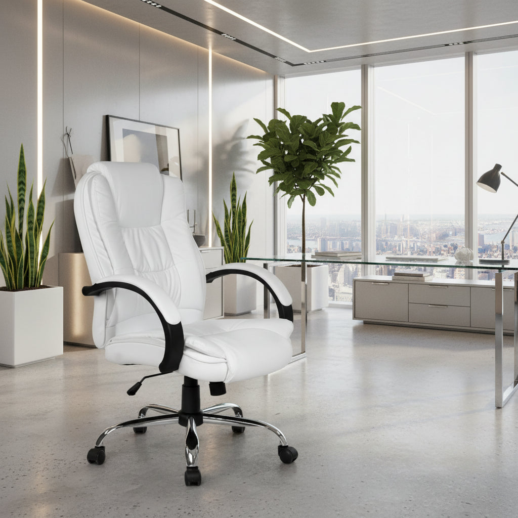 Artiss Executive PU Leather Office Chair – Ergonomic Gaming Chair