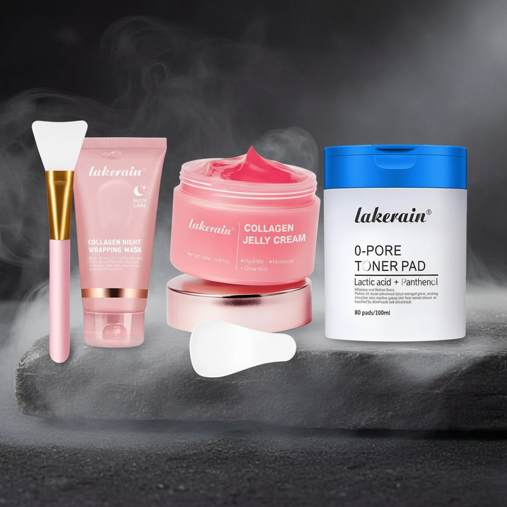 Mască Peel-Off Colagen Nocturnă cu Acid Hialuronic & Ceramide