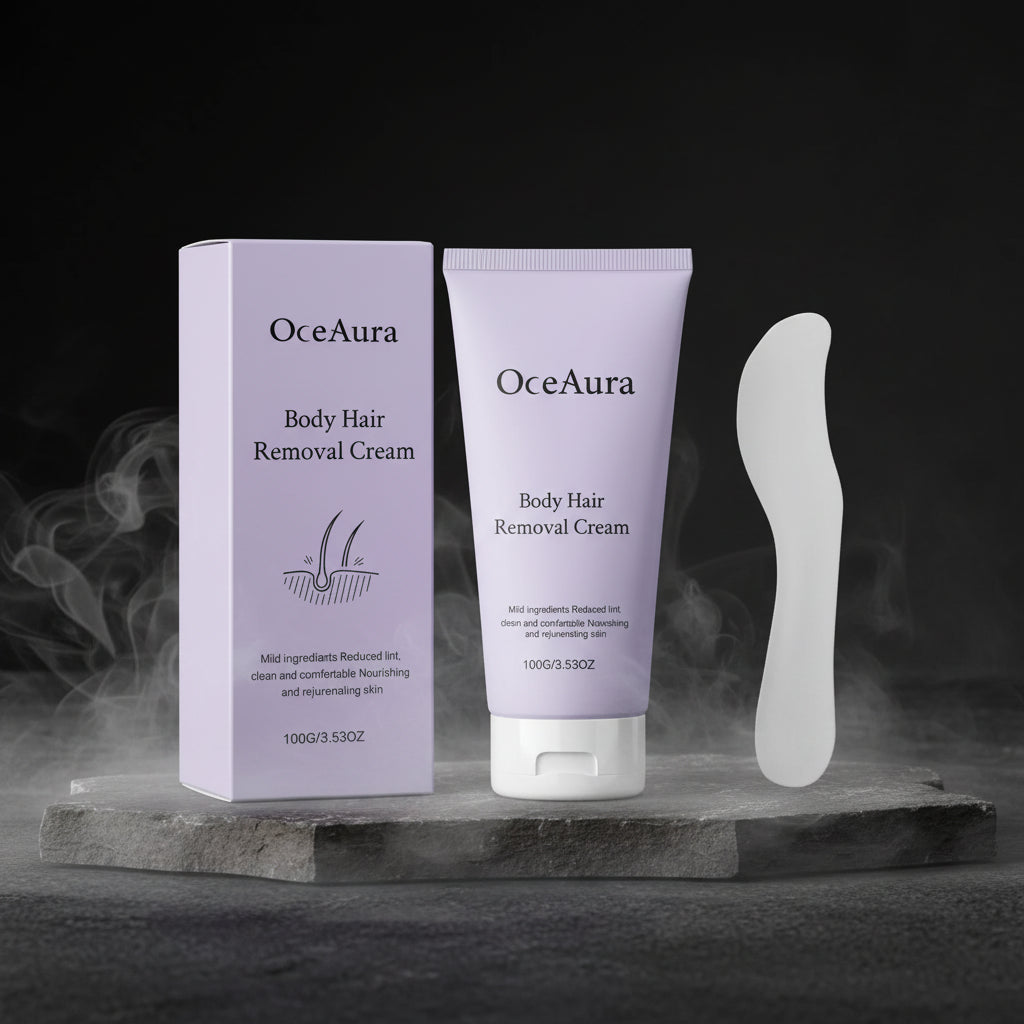 Cremă Depilatoare Corp 100g – Blândă & Non-Iritantă cu Aloe & Glicerină | Picioare, Axile & Brațe