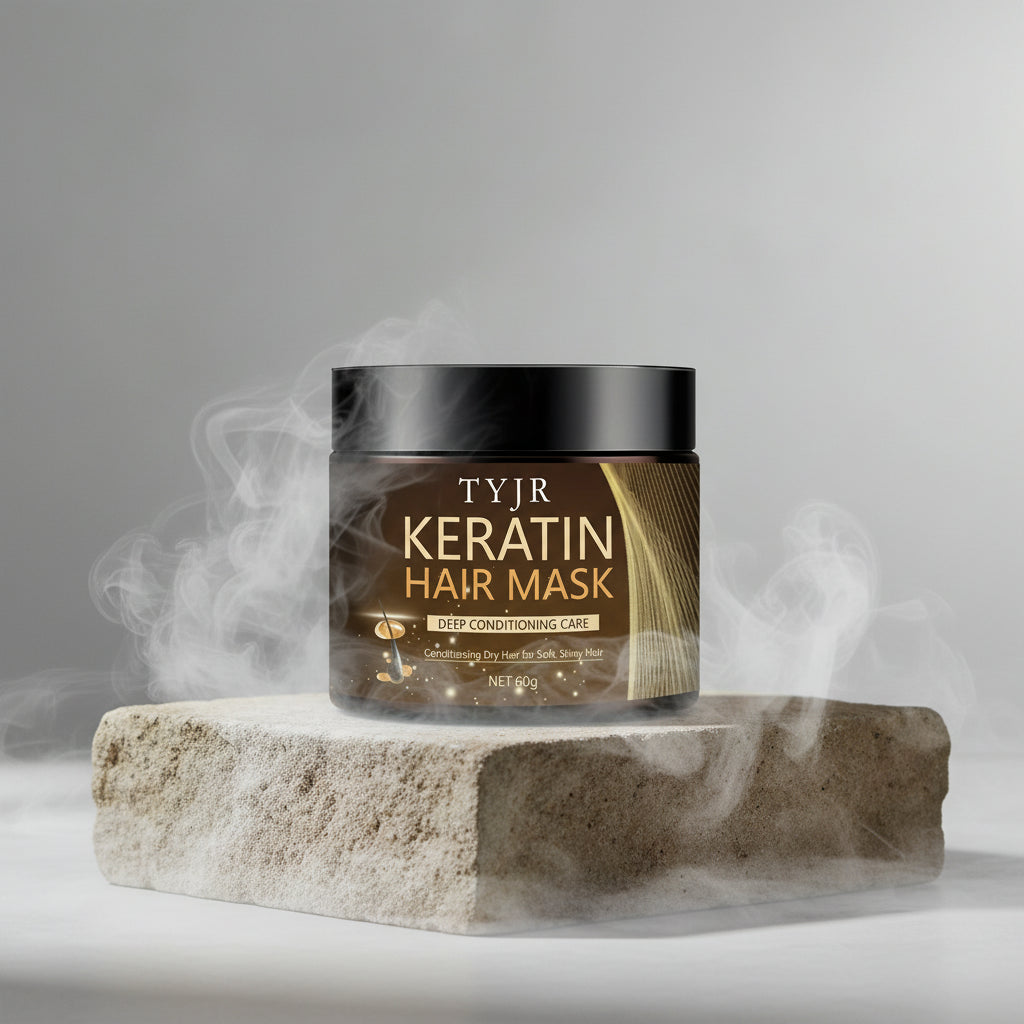 Keratin Magic Hair Mask cu Proteine din Lapte – Îndreaptă, Repară & Hidratează Părul | 60g/30g | CPNP