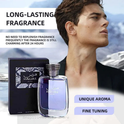 Rasasi Hawas for Men EDP 100ml – Parfum Aromatic Acvatic (4 Variante)
