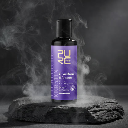 PURC Keratin Treatment Brazilian 100ml – Îndreaptă Părul Ondulat & Creț | Efect 3-4 Luni | 4 Concentrații